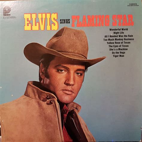 Elvis Presley Elvis Sings Flaming Star 1975 Vinyl Discogs