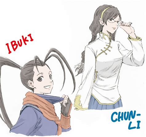 Chun Li And Ibuki Street Fighter And 1 More Drawn By Coelacanth