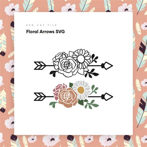Free Floral Arrow Svg Masterbundles