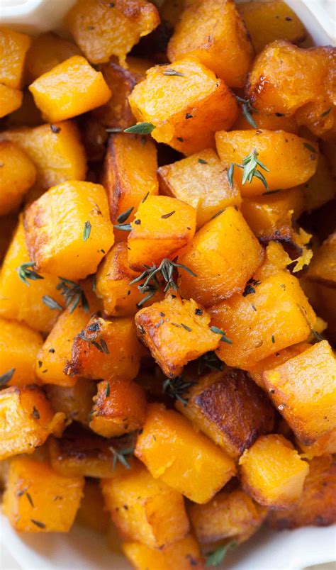 Butternut Squash With Browned Butter And Thyme Recipe