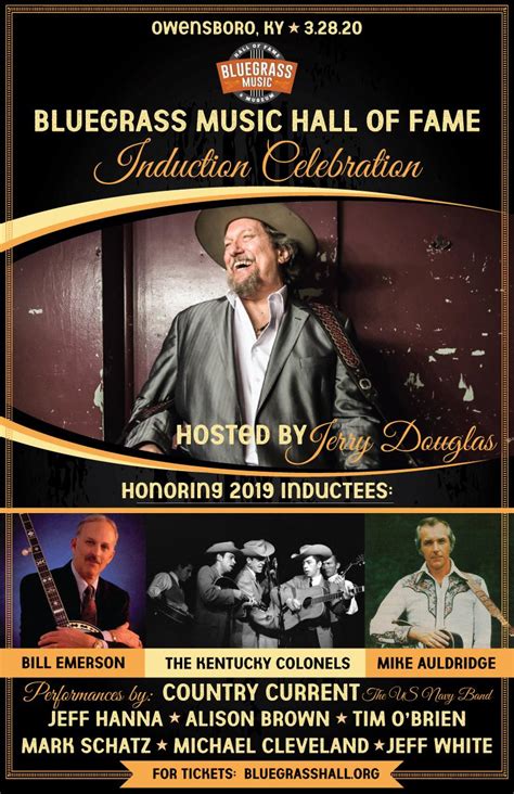 Bluegrass Music Hall Of Fame Induction Celebration Tickets In Owensboro