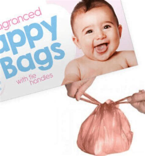 200 Disposable Nappy Bags Fragranced Plastic Hygienic Sacks Etsy