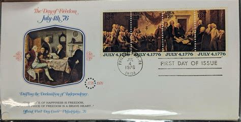 July 4 1976 Americas Bicentennial 1776 1976 First Day Cover Fleetwood