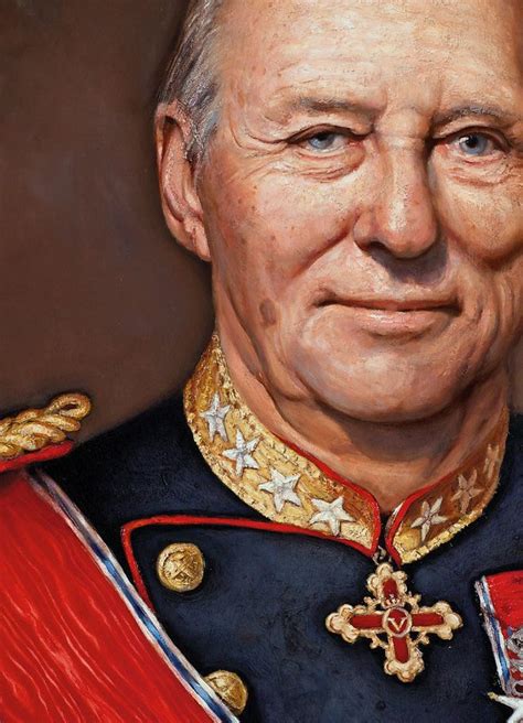 I 1964, 1968 og 1972. king Harald V of Norway, detail