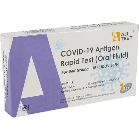 Covid 19 Antigen Rapid Test Each Woolworths