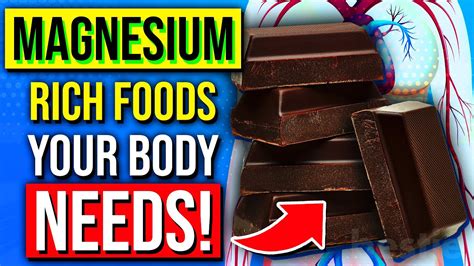 10 Magnesium Rich Foods Your Body Is Begging You To Eat Youtube