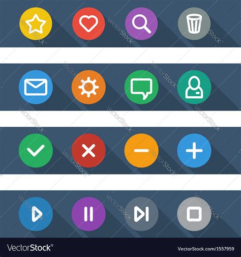 Flat Ui Design Icons