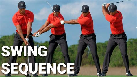 Tiger Woods Driver Swing Sequence Slow Motion Youtube