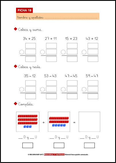 1º De Primaria Colegio Albanta Tarea Matemáticas Del 25 Al 31 De Marzo