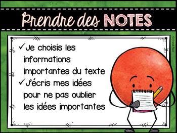 Stratégies de lecture - affiches - French Reading Strategies Posters