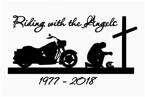In Loving Memory Motorcycle Decals