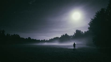 Alone In Moonlight 1920x1080 Wallpaper
