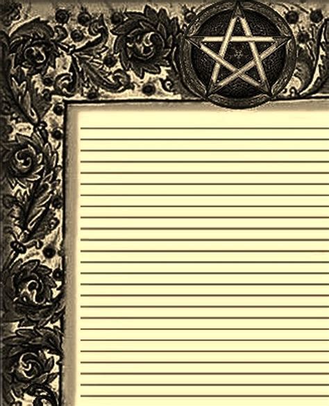 Beautiful Book Of Shadows Template And Extra Pages Pdf File Etsy
