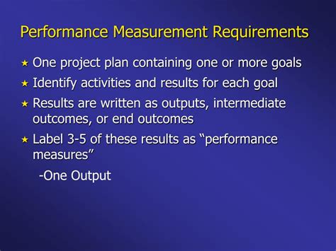 Ppt Performance Measurement Defining Results Tutorial 1 For