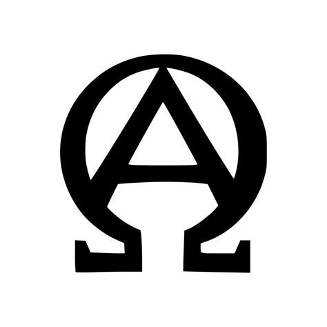 Alpha Omega Vinyl Sticker Christian Symbol Beginning End Etsy
