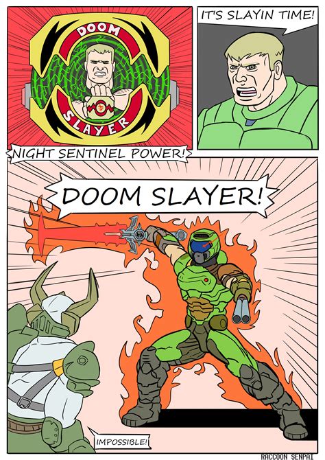 Mighty Morphin Doom Slayer Doom Know Your Meme