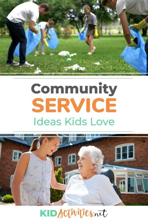 A Collection Of Community Service Ideas That Kids Love Great For