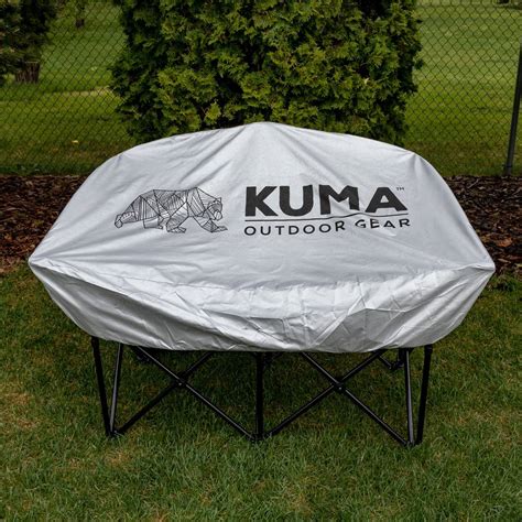 The full padded seat includes an insulated drink holder and is rated to hold up to 350 lbs. Bear Buddy Chair Cover - Chairs | KUMA Outdoor Gear