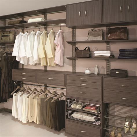 At classy closets, we feel that there is no closet too small or. Premium Driftwood Melamine Closet with Drawers - Solutions ...
