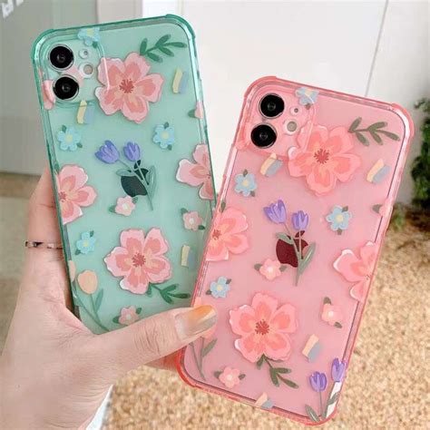Gimfun Vintage Anti Fall Rose Flower Phone Case For Iphone 11 12 Pro