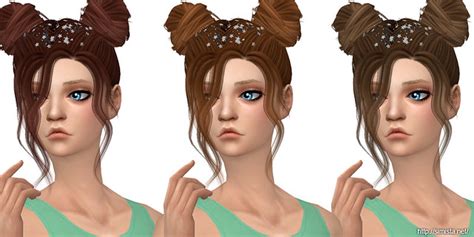 Simista A Little Sims 4 Blog Nevaeh Hair Retexture