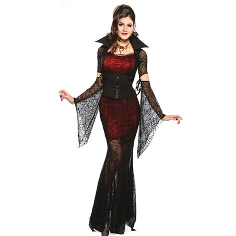 Happy Sailed Women Sexy Costumes Sets Deluxe Vampire Halloween Fancy