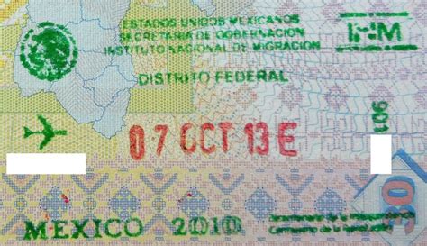 Mexican Stamp In Passport 71952726 Flickr