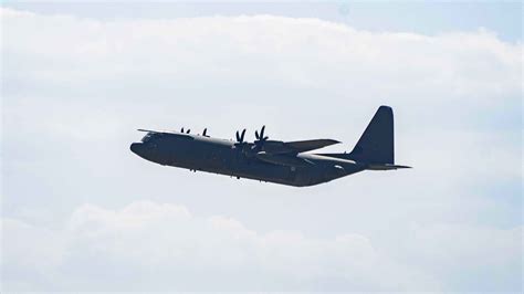 Raf Retires C 130j Hercules Conducts Flyover Royal Air Force