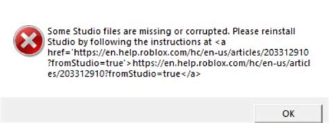 Fix Some Studio Files Are Missing Or Corrupted In Roblox Stealthy Gaming