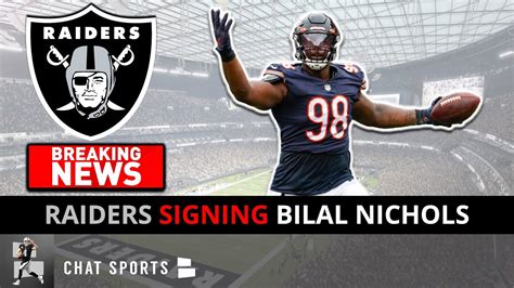 Breaking Bilal Nichols Signing With Las Vegas Raiders In 2022 Nfl Free