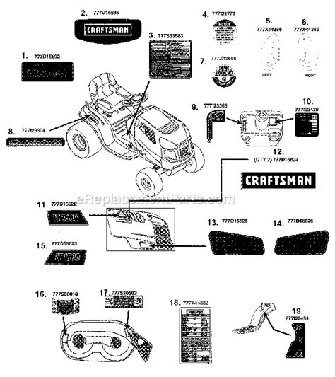 Craftsman Riding Mower Parts Lupon Gov Ph