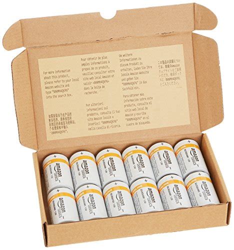 Amazonbasics D Cell Everyday Alkaline Batteries 12 Pack Electronics