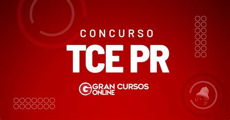 Concurso TCE PR Edital Em Receba R Mil