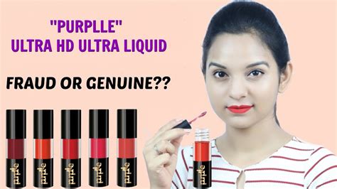 fraud or genuine purplle new ultra hd ultra liquid lipstick miss priya tv youtube