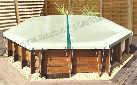 Pose liner piscine bois cerland. bache piscine octogonale hors sol