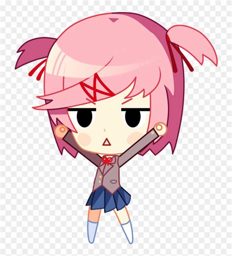 Sayori Natsuki Fanfiction Pictures Chibi Png Sayori Doki Doki