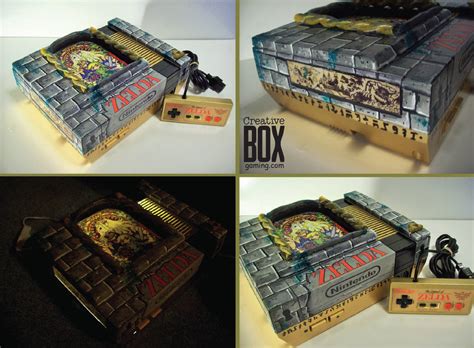 Zelda Stained Glass Custom Nintendo Nes Console By Creativeboxgaming On