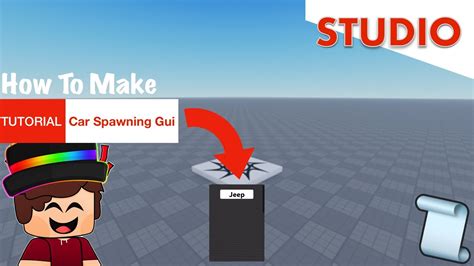 How To Make A Car Spawning Gui In Roblox Studio Youtube
