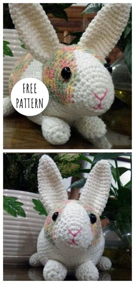 Lovely Bunny Free Pattern Rabbit Knitting Pattern Easter Crochet