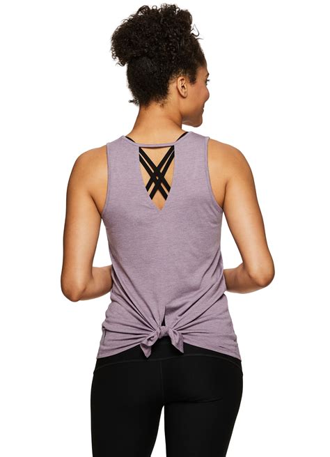 Rbx Rbx Active Womens Back Detail Yoga Tank Top