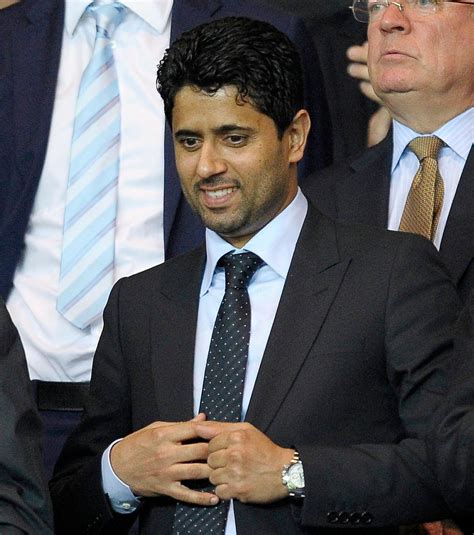 He is also the president of qatar tennis federation. Photo : Nasser Al-Khelaïfi se veut rassurant