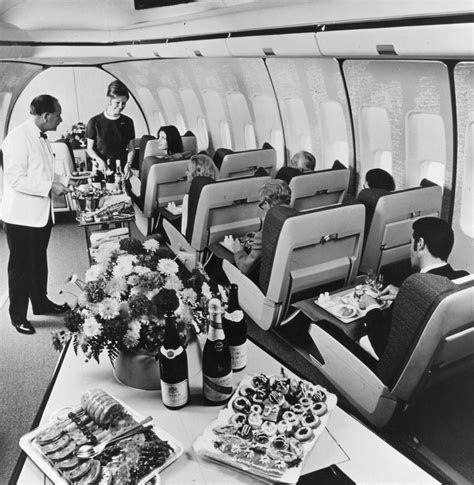 The Golden Age Of Air Travel This 1970 Image Shows First Class