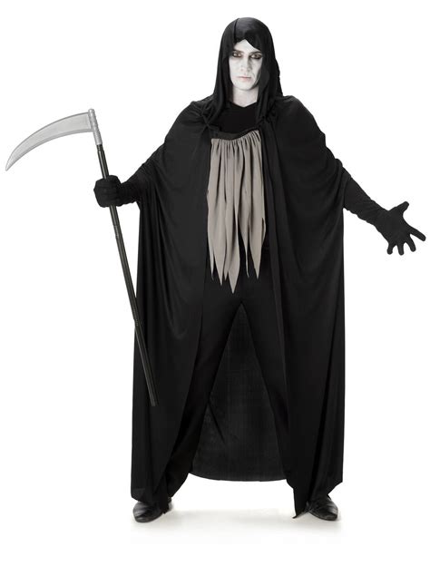 Dark Grim Reaper Mens Costume All Mens Halloween Costumes Mega