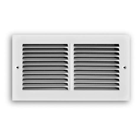 TruAire 12 in. x 6 in. White Return Air Grille-H170 12X06 - The Home Depot