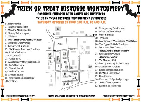 Trick Or Treat In Historic Montgomery 2022 Update Lake Conroe Vibes