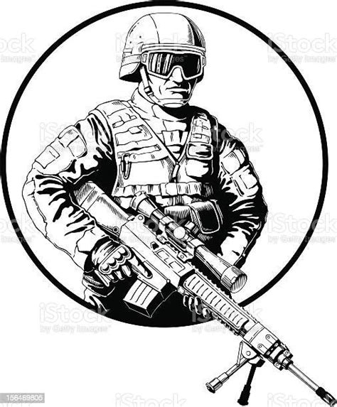 soldier stock illustration download image now adult army army soldier istock