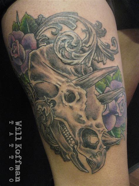 Triceratops By Will Koffman Tattoo On Deviantart