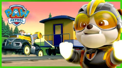Over 1 Hour Of Rubble Rescues 🚧 Mighty Pups And More Paw Patrol