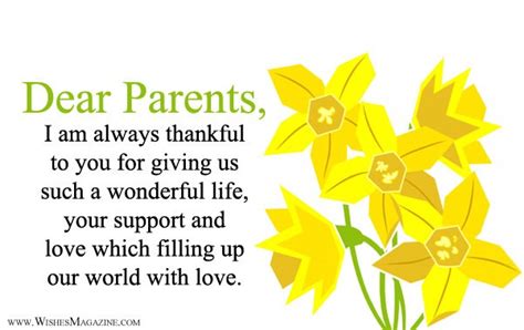 Thank You Message For Parents Gratitude Message To Parents