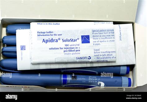 Short Acting Insulin Hi Res Stock Photography And Images Alamy